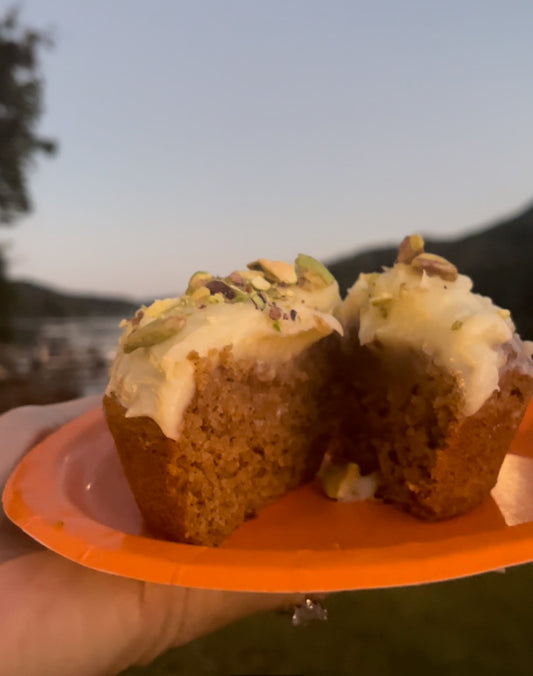 Pumpkin Adaptogen Loaf with Cream Cheese Frosting (GF)